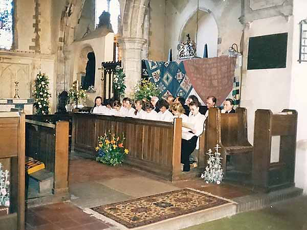 The Choir Seated